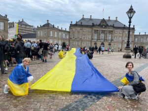 tour de france ukrainsk flag